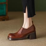 Handcrafted Leather Women's Shoes: Luxurious Elegance and Quality(Egupai888440)