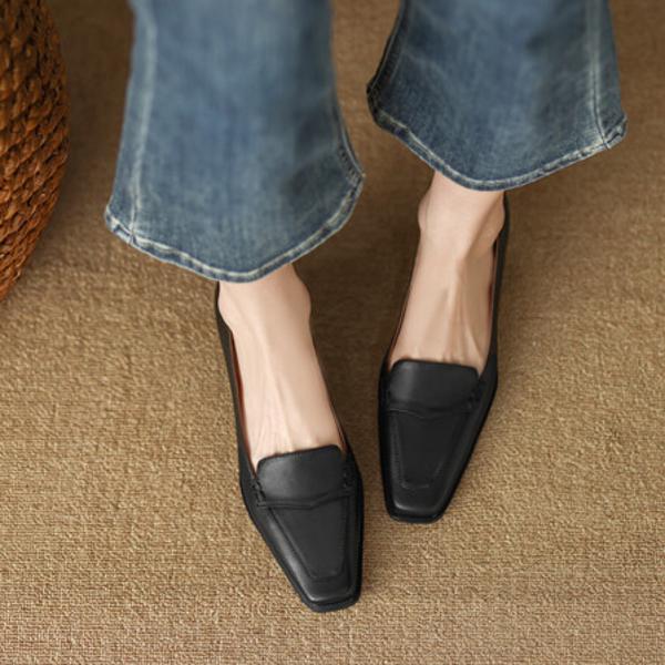 Exquisite Handcrafted Leather Women's Shoes for Timeless Elegance(Egupai8882355)