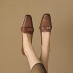 Elegant Handmade Leather Women's Shoes - Luxurious Craftsmanship(Egupai8882391)