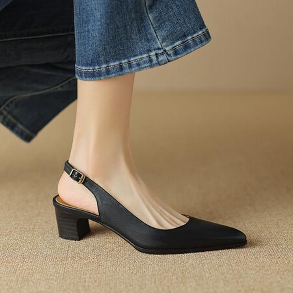 Elegant Luxury Handmade Leather Women's Shoes(Egupai8882380)