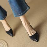 Elegant Luxury Handmade Leather Women's Shoes(Egupai8882380)