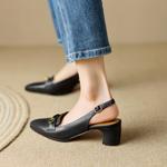 Handcrafted Luxury Leather Women's Shoes: Elegance in Every Stitch(Egupai8882385)