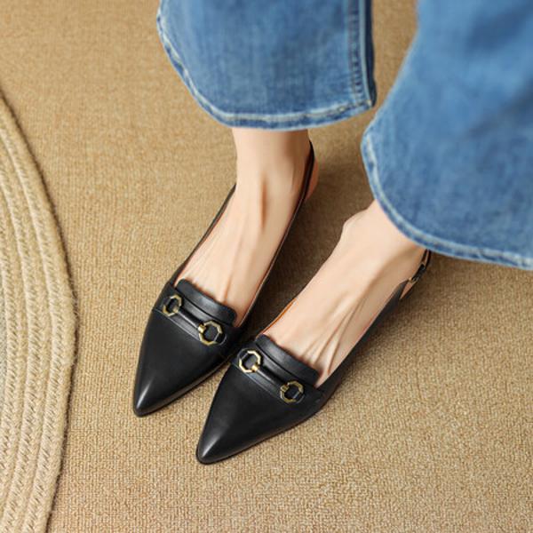 Handcrafted Luxury Leather Women's Shoes: Elegance in Every Stitch(Egupai8882385)