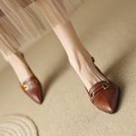 Handcrafted Luxury Leather Women's Shoes: Elegance in Every Stitch(Egupai8882385)