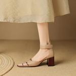 Handcrafted Luxury Leather Women's Shoes with Timeless Elegance(Egupai8882396)