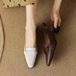 Elegant High-End Handmade Leather Women's Shoes: Exquisite Craftsmanship Quality(Egupai8882506)
