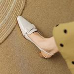 Elegant High-End Handmade Leather Women's Shoes: Exquisite Craftsmanship Quality(Egupai8882506)