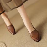 Elegant Handcrafted Leather Women's Shoes - Luxury Quality(Egupai8882507)