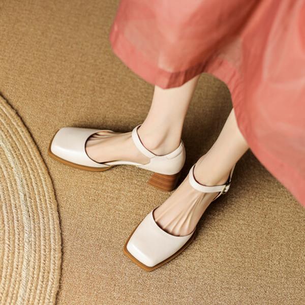 Elegant Artisan Leather Women’s Shoes: Luxe Craftsmanship(Egupai8882399)