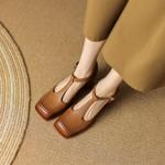 Handcrafted Genuine Leather Women's Shoes - Exquisite Elegance in Every Stitch(Egupai8882398)