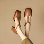 Handcrafted Genuine Leather Women's Shoes - Exquisite Elegance in Every Stitch(Egupai8882398)