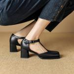 Handcrafted Genuine Leather Women's Shoes - Exquisite Elegance in Every Stitch(Egupai8882398)