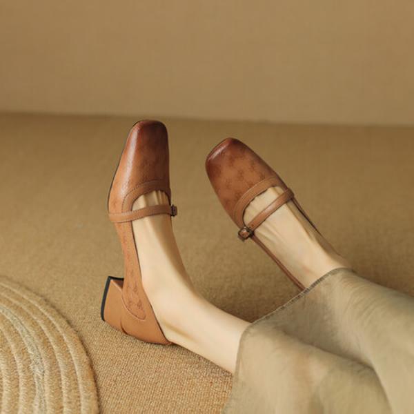 Handcrafted Premium Leather Women's Shoes - Exquisite Elegance and Luxury(Egupai8882561)