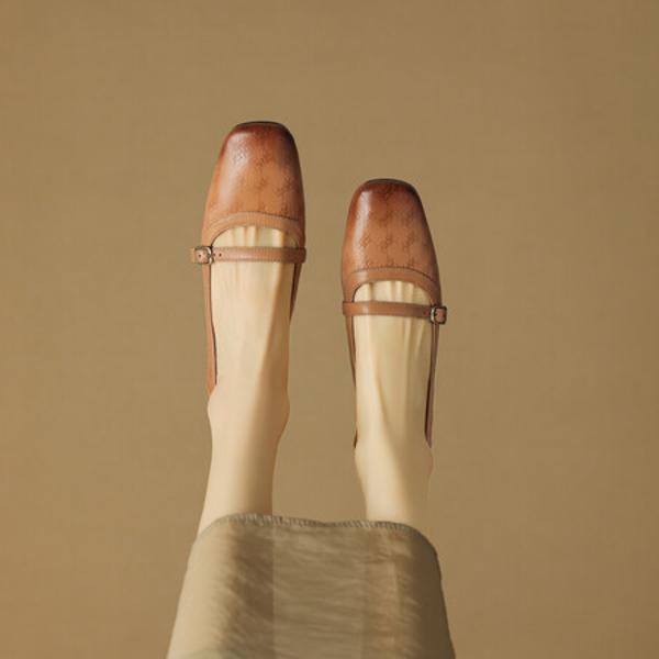 Handcrafted Premium Leather Women's Shoes - Exquisite Elegance and Luxury(Egupai8882561)