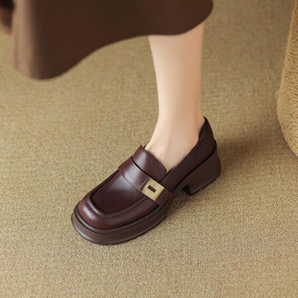 Exquisite Handmade Leather Women's Shoes: A Blend of Craftsmanship and Elegance(Egupai8882583)