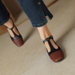 Elegant Handmade Genuine Leather Women's Shoes - Luxurious Craftsmanship(Egupai8882621)