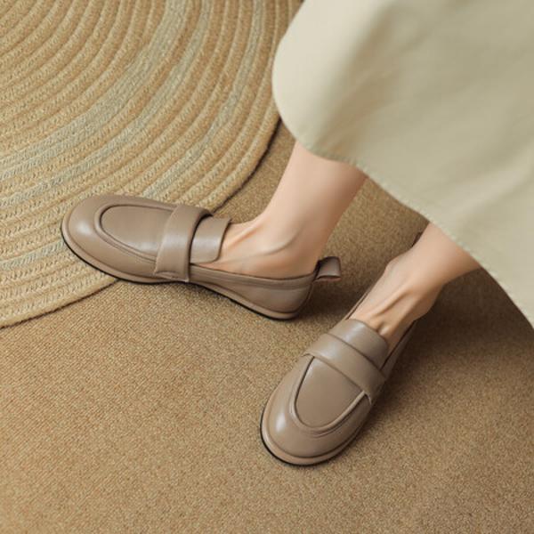 Handcrafted Genuine Leather Women's Shoes: Luxurious Elegance in Every Stitch(Egupai8882627)