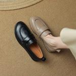Handcrafted Genuine Leather Women's Shoes: Luxurious Elegance in Every Stitch(Egupai8882627)