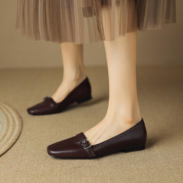 Luxurious Handcrafted Leather Women's Shoes(Egupai8882625)