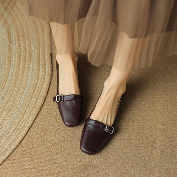 Luxurious Handcrafted Leather Women's Shoes(Egupai8882625)