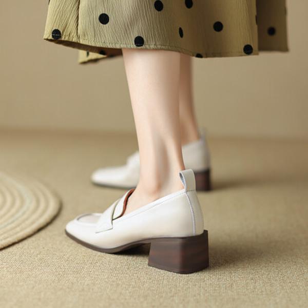 Handcrafted Luxury Leather Women's Shoes - Elegance Redefined(Egupai8882390)