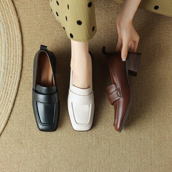 Handcrafted Luxury Leather Women's Shoes - Elegance Redefined(Egupai8882390)