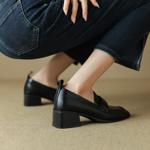 Handcrafted Luxury Leather Women's Shoes - Elegance Redefined(Egupai8882390)