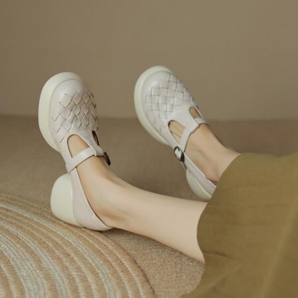 Handcrafted Luxury Leather Women's Shoes: Elegance in Every Stitch and Detail(Egupai8882649)