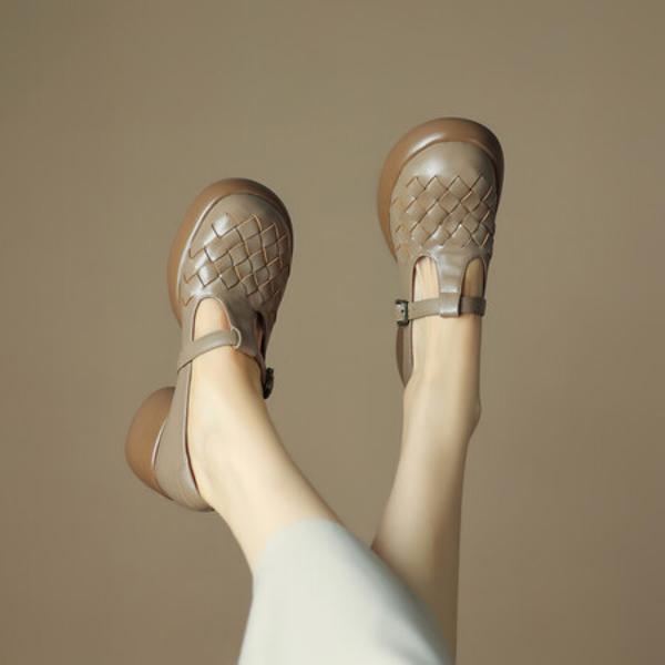 Handcrafted Luxury Leather Women's Shoes: Elegance in Every Stitch and Detail(Egupai8882649)