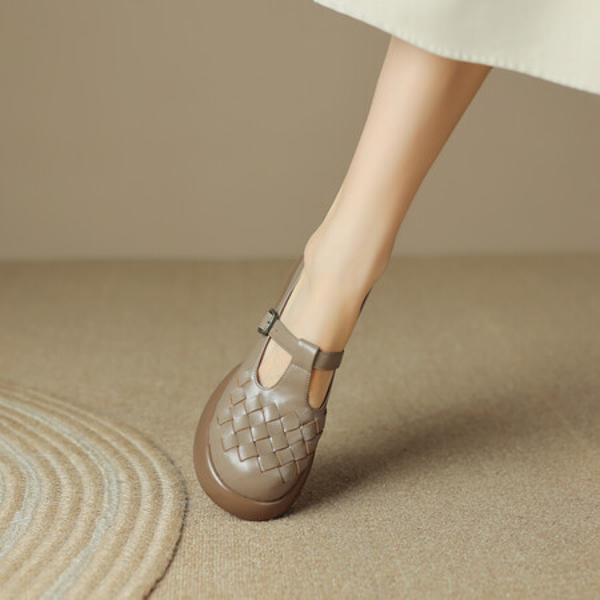 Handcrafted Luxury Leather Women's Shoes: Elegance in Every Stitch and Detail(Egupai8882649)
