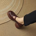 Handcrafted Leather Women's Shoes: Luxury Meets Elegance(Egupai8882657)