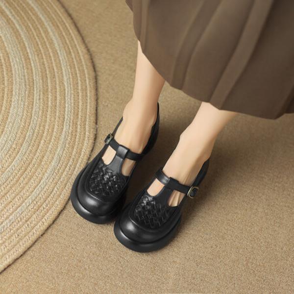 Handcrafted Leather Women's Shoes: Luxury Meets Elegance(Egupai8882657)