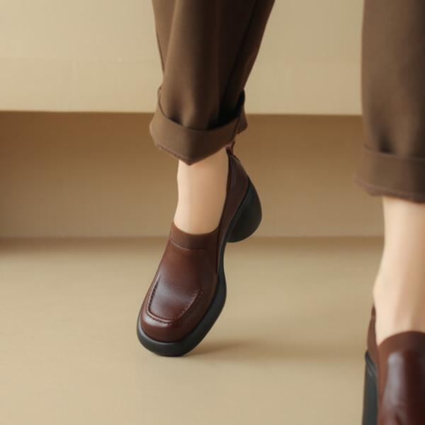 Elegant Handmade Leather Women's Shoes of Exquisite Quality(Egupai8882741)