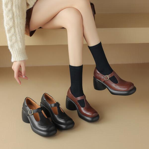 Exquisite Handcrafted Leather Women's Shoes: Luxury & Elegance(Egupai8882742)