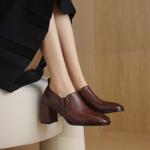 Handcrafted Leather Women's Shoes: Luxurious Elegance(Egupai8882750)