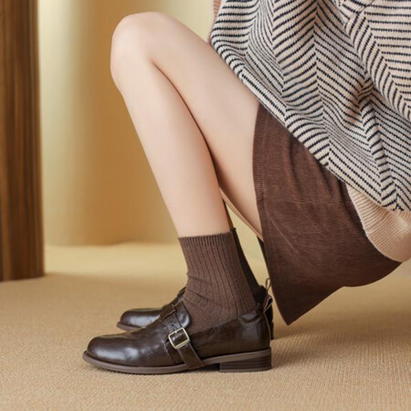 Crafted Elegance: Luxurious Handmade Leather Women's Shoes(Egupai8882733)