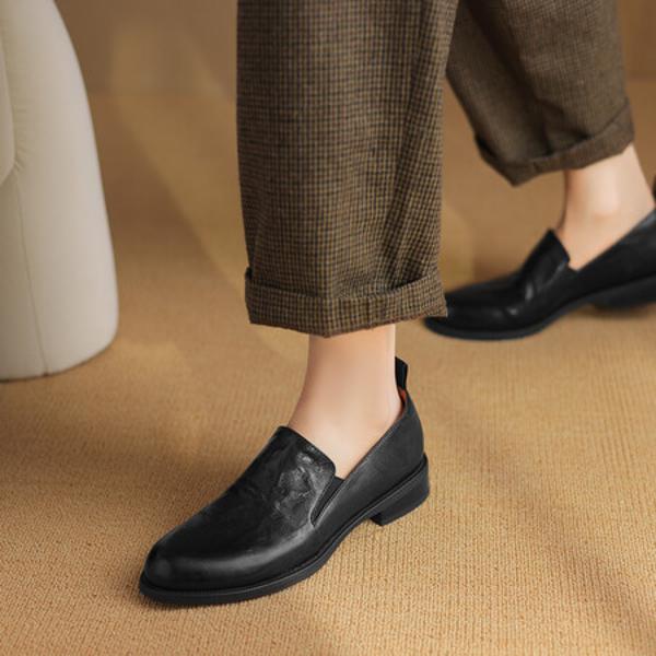 Handcrafted Luxury Leather Women's Shoes, Exquisite Elegance(Egupai8882735)