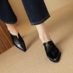 Luxury Handmade Leather Women's Shoes Crafted to Perfection(Egupai8882765)