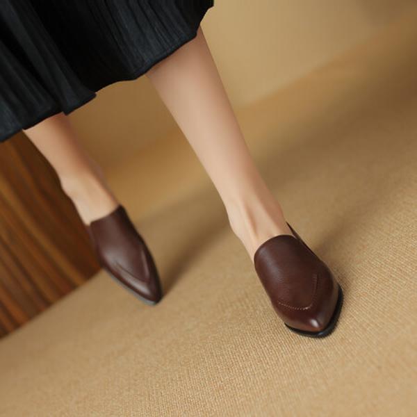 Luxurious Handmade Genuine Leather Women's Shoes: Exquisite Craftsmanship(Egupai8882763)