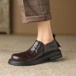 Handcrafted Luxury Leather Women’s Shoes, Elegant Style(Egupai8882807)