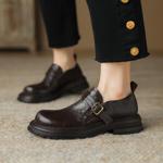 Elegantly Crafted Leather Handcrafted Women's Shoes of Luxury Quality(Egupai8882810)