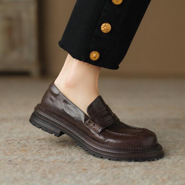 Handcrafted Luxury Leather Shoes for Elegant Women(Egupai8882808)