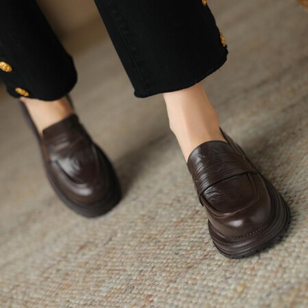 Handcrafted Luxury Leather Shoes for Elegant Women(Egupai8882808)