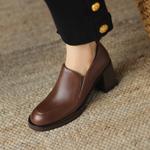 Handcrafted Genuine Leather Women's Shoes: A Blend of Elegance and Luxury(Egupai8882795)