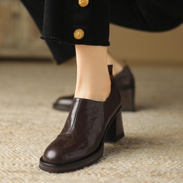 Luxurious Handmade Women’s Leather Shoes: Elegance in Every Stitch(Egupai8882789)