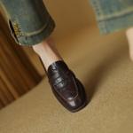 Exquisite Handcrafted Leather Women's Shoes - Luxury Elegance(Egupai8882780)