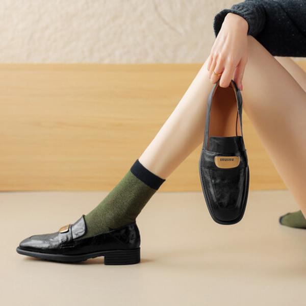 Handcrafted Genuine Leather Women's Shoes - Luxurious Elegance(Egupai8882771)