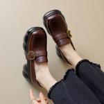 Luxurious Handmade Leather Women's Shoes: Craftsmanship Meets Elegance(Egupai8882798)