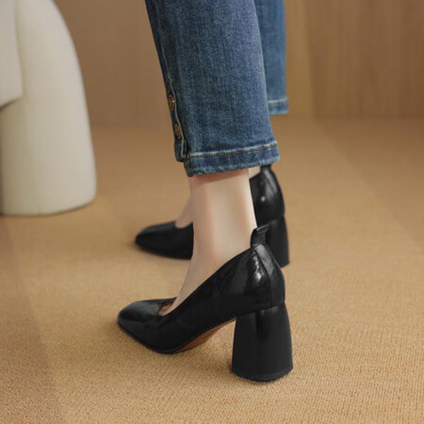 Handcrafted Genuine Leather Women's Shoes: Luxe Elegance & Quality Craftsmanship(Egupai8882755)