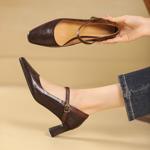 Handcrafted Genuine Leather Women's Shoes: Elegant Luxury Craftsmanship(Egupai8882812)
